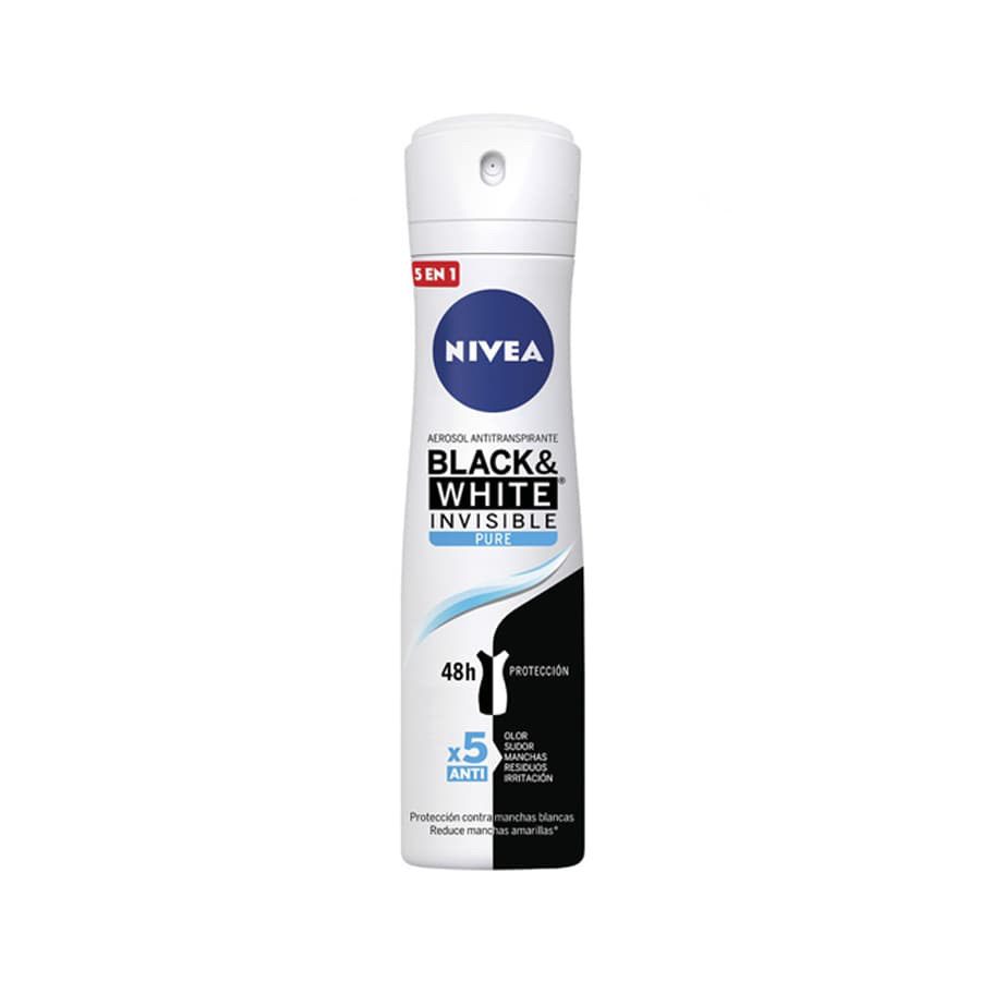 1DA6B14A-AD81-4DE2-AE70-D40D5A87A68D اسپری BLACK & WHITE INVISIBLE PURE نیوآ حجم ۱۵۰ml - Image 1