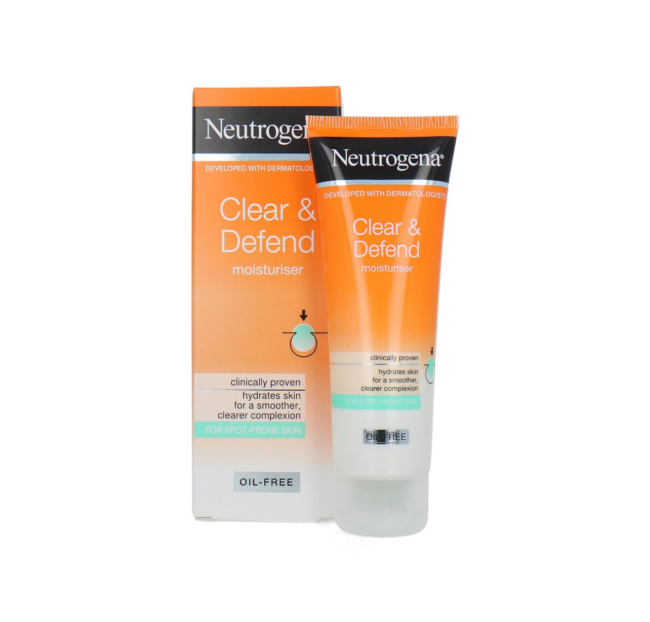 IMG_5937 کرم مرطوب کننده پوست چرب و مستعد جوش نیتروژنا (نوتروژینا) مدل Visibly Clear Oil Free Moisturiser - Image 1