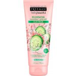 ماسک صورت خاک رسی خیار و نمک صورتی فریمن اصل freeman REJUVENATING cucumber pink salt clay mask