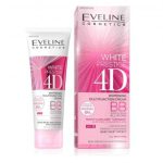 BB بی بی کرم روشن کننده 4D اولاین حجم 50 میلی لیتر Eveline White Prestige 4D Whitening Multifunctional BB Cream 50ml