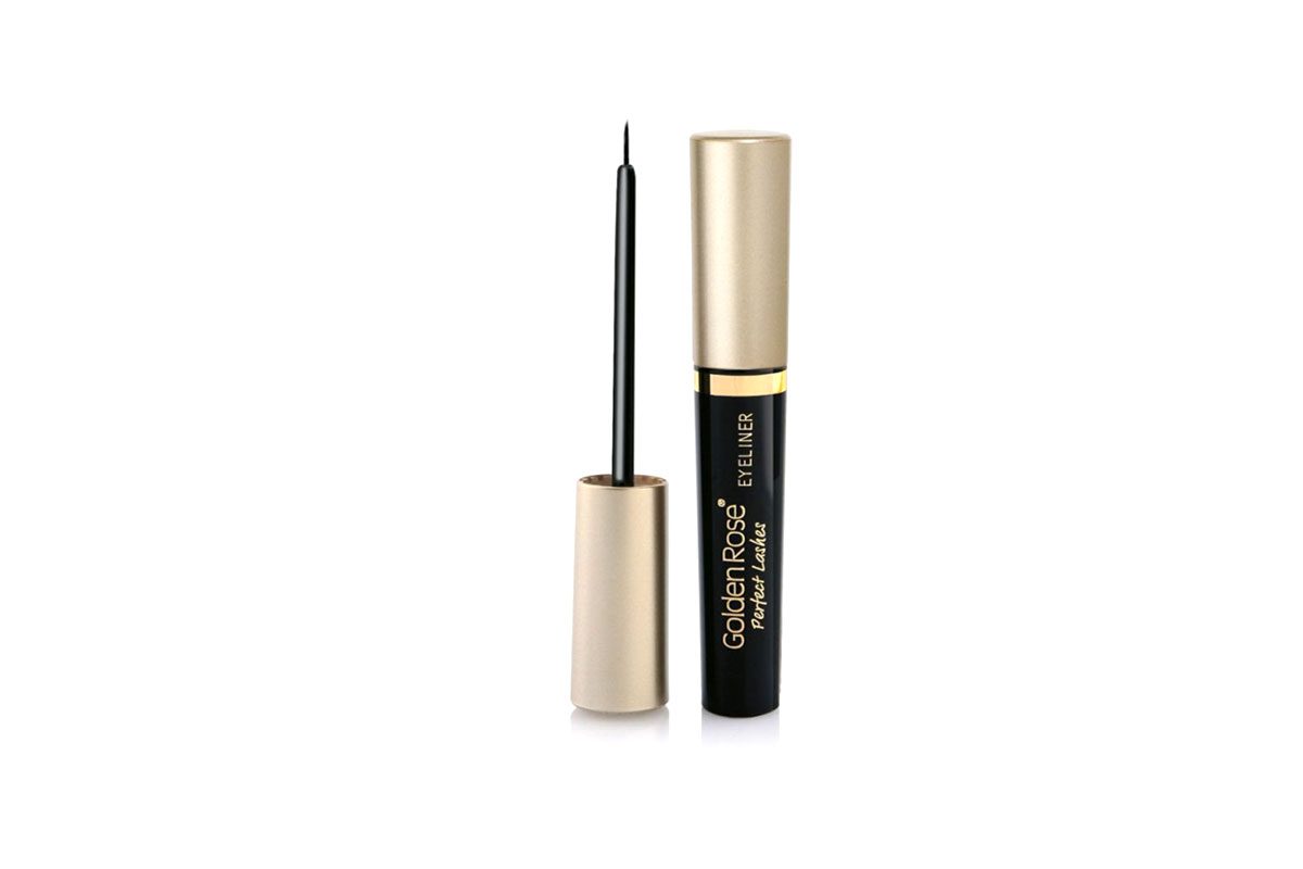 A910BDFF-42E7-43F0-AFBB-8368B0FB70A3 خط چشم مویی گلدن رز مدل Perfect Lashes Golden Rose Perfect Lashes Black Eyeliner - Image 1