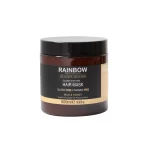 ماسک مو بدون سولفات رینبو Rainbow حاوی شیر و عسل مناسب موهای رنگ شده و خشک 500 میل