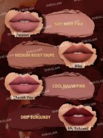 رژ جامد مات با دوام امبر رز شیگلم SHEGLAM Dynamatte Boom Long-Lasting Matte Lipstick - Image 6