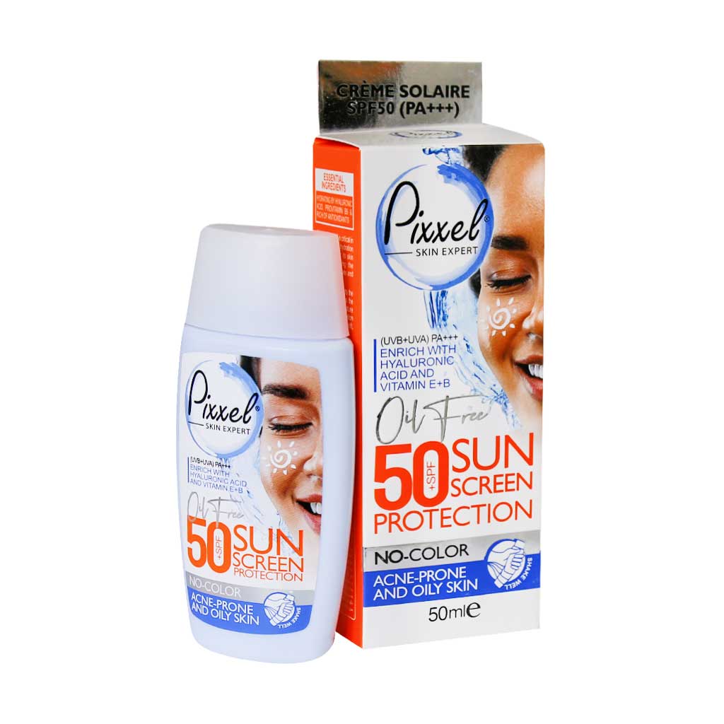 IMG_0133 کرم ضد آفتاب پیکسل SPF50 پوست چرب (بی رنگ) D-21876 Oily Skin Pixxel SunScreen Cream SPF50 - Image 1