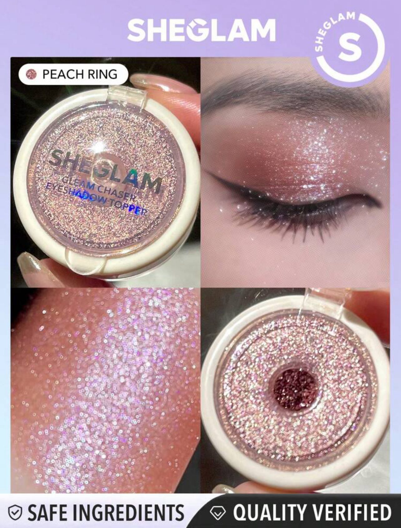 IMG_2072 سایه تکی شاین شیگلم رنگ peach ring - Image 1