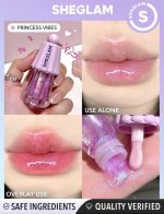 لیپ گلاس ژلی آبرسان شیگلم SHEGLAM Jelly Wow Hydrating Lip Oil-Pinkies Up
