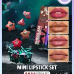 ست رژ لب ستاره ای مینی سایز و 4 عددی شیگلم مدل های بیم