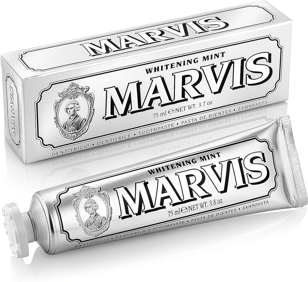 IMG_3940 خمیر دندان سفید کننده مارویس نعنایی اصلMARVIS WHITENING MINT - Image 1
