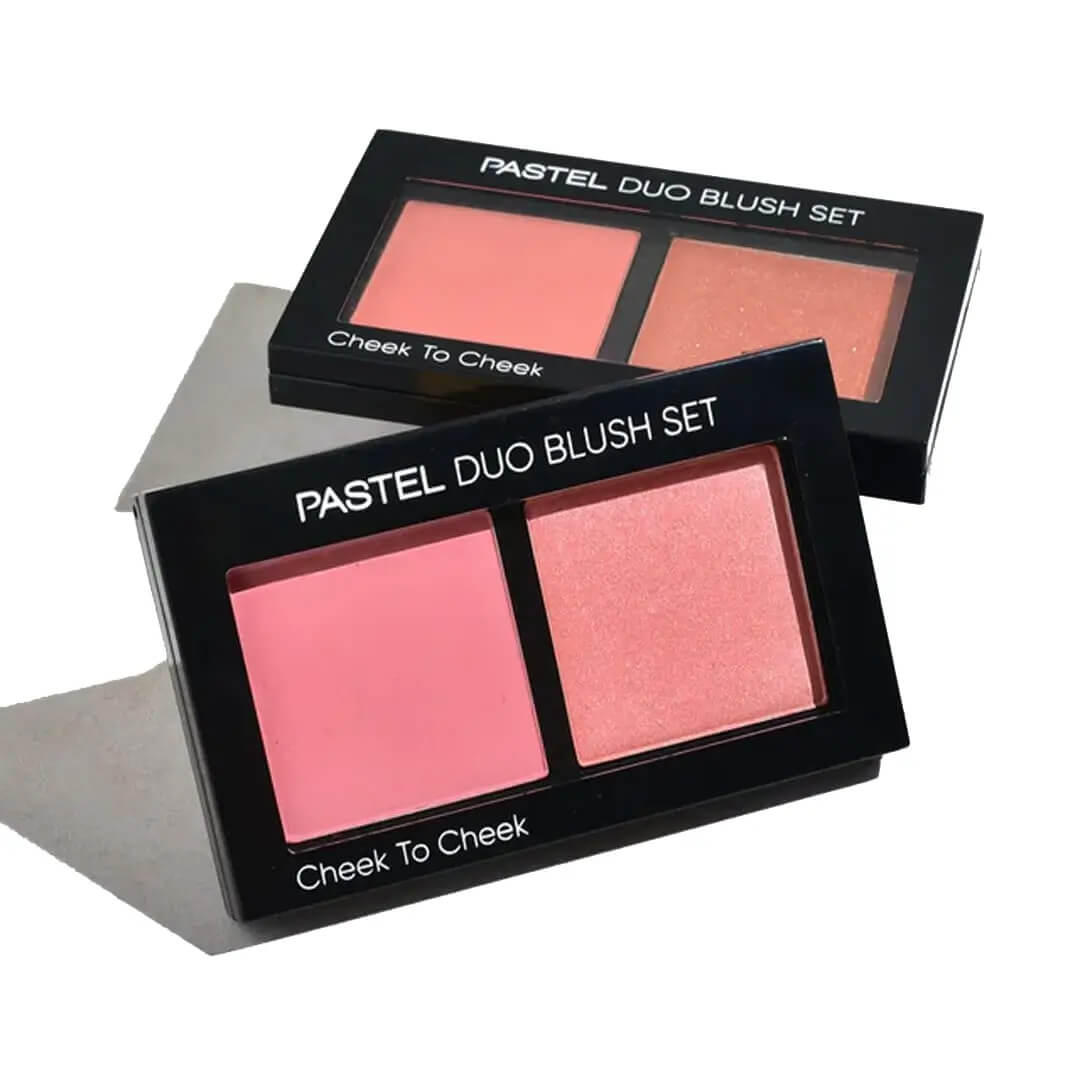 Pastel-Profashion-Duo-Blush-Set-Cheek-To-Cheek-10-Hot-Pink2-1 پالت رژگونه دوتایی پاستل Pastel Profashion Duo Blush Set Cheek To Cheek - Image 1