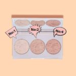 پالت هایلایتر سه عددی سری A گابرینیGabrini highlighter palette