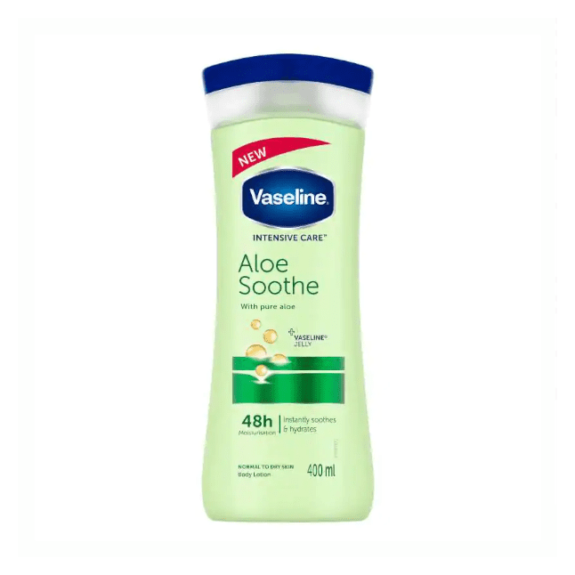لوسیون بدن aloe soothe وازلین Vaseline