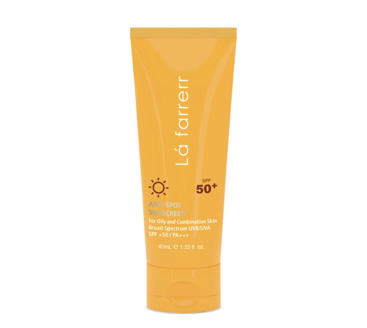 کرم ضد آفتاب و ضد لک لافارر مدل Oily and Acne-Prone SPF50 حجم 40 میلی لیتر