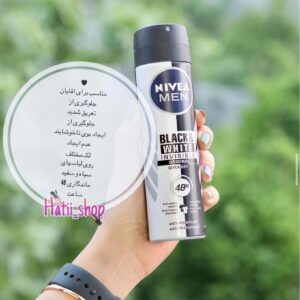 اسپری ضد تعریق مردانه نیوآ مدل Black & White X5 ANTI حجم 150 میلی لیتر